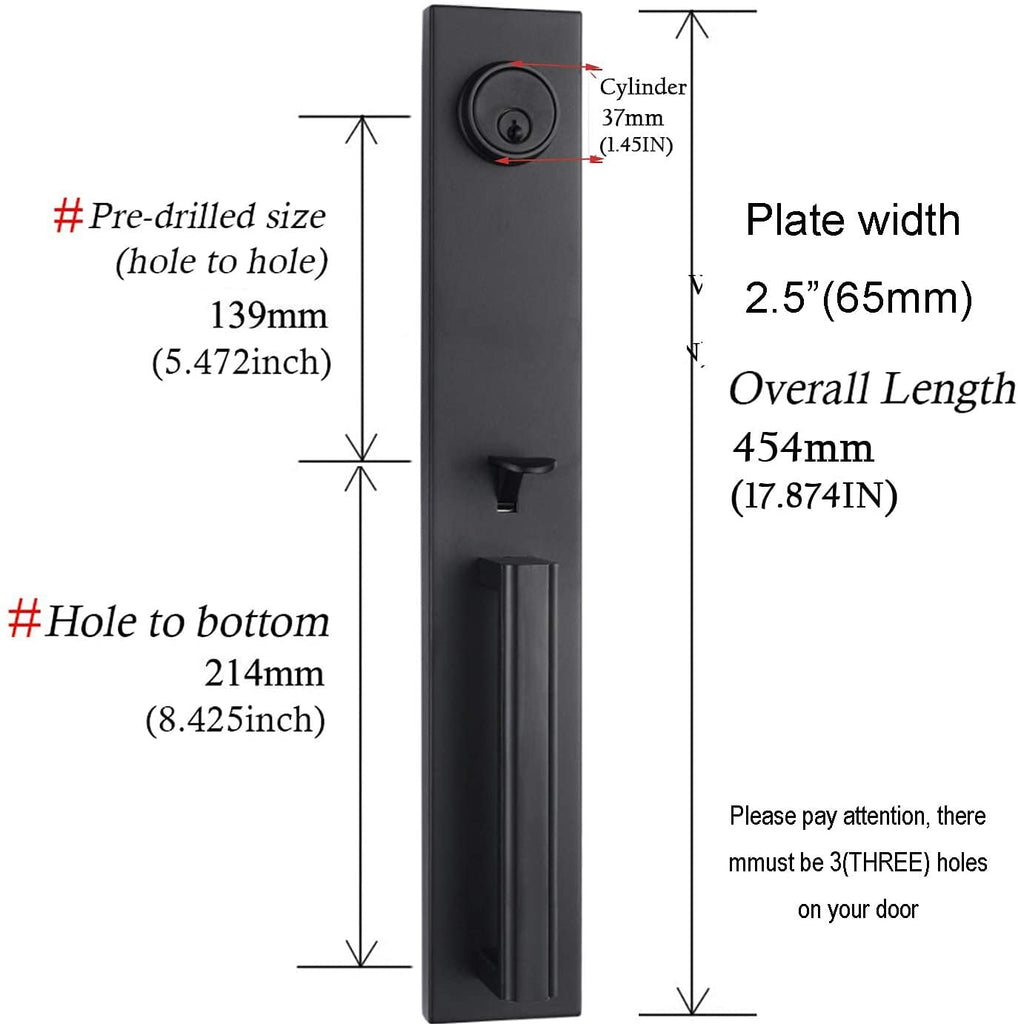 Front Door Handle Lockset 2016