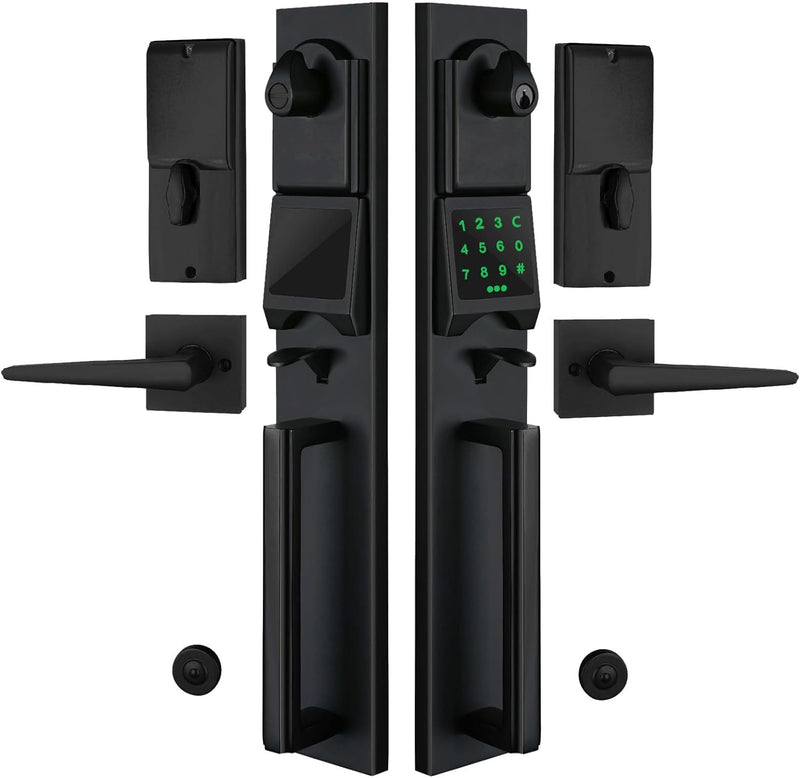 Electronic Double Door Handle Lockset 2016