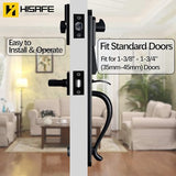 Electronic Double Door Handle Lockset 2018