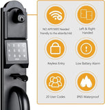 Electronic Double Door Handle Lockset 2018