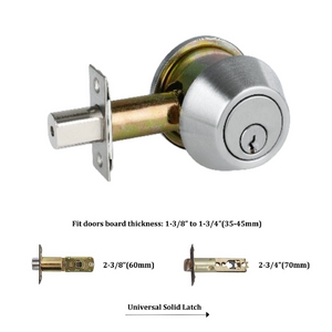 Grade 2 Single Cylinder Deadbolt 77301
