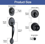Double Door Handle Lockset 1998